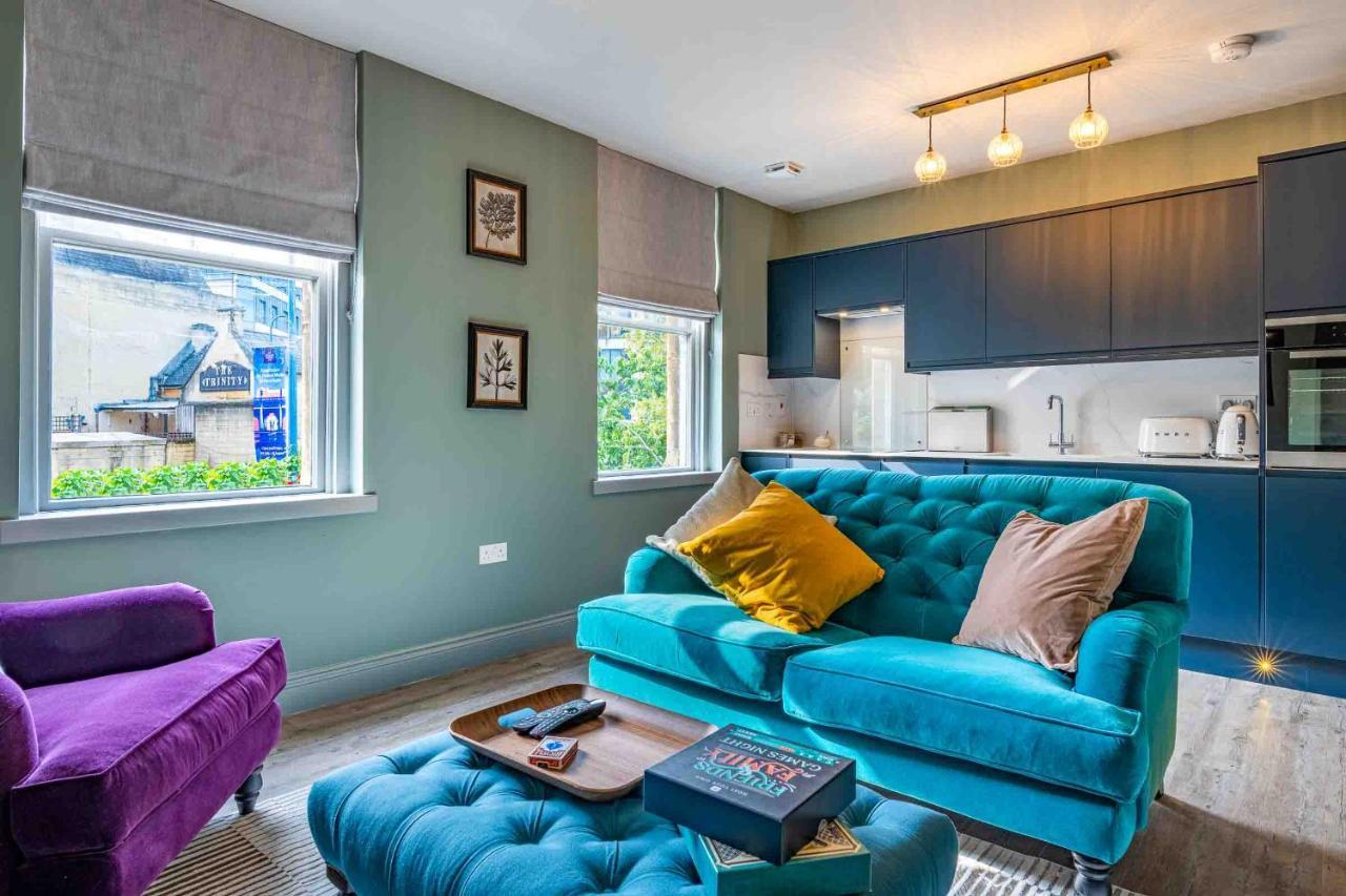 Beautiful Modern 1 Bedroom Apartment, City Centre Bath Kültér fotó